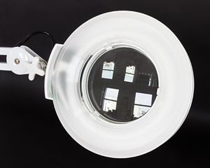 Lampa pierścieniowa Opticum ZD56  Z LUPĄ  KOSMETYCZNA - 5 DPI STATYW uniwersalny 2