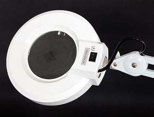 Lampa pierścieniowa Opticum ZD56  Z LUPĄ  KOSMETYCZNA - 5 DPI STATYW uniwersalny 3