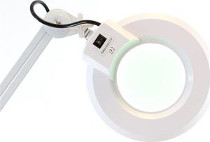 Lampa pierścieniowa Opticum ZD56  Z LUPĄ  KOSMETYCZNA - 5 DPI STATYW uniwersalny 8