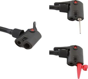 Sports Equipment RW22 POMPKA ROWEROWA NOŻNA WYMIENNE KOŃCÓWKI uniwersalny 5