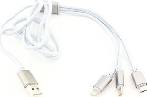 Kabel USB Hertz USB-A - 1.2 m Biały (V31AC-KK21M) 1