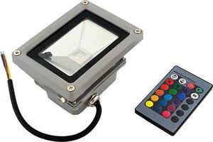 Naświetlacz ECpower ZD48 HALOGEN NAŚWIETLACZ LED RGB 10W 16 KOL +PILOT uniwersalny 1