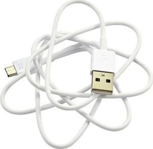 Kabel USB Samsung KABEL USB MICRO SAMSUNG S5 S6 S7 BIAŁY BULK EP-DG920UWE J3 J5 J7 A3 A5 1