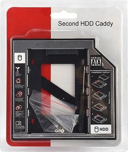 Kieszeń Adapter DVD do laptopa 9.5mm 2.5" SATA HDD/SSD 2