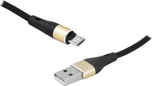 Kabel USB LTC USB-A - microUSB 2 m Czarny (LX8571B 2M) 1