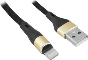 Kabel USB LTC USB-A - Lightning 2 m Czarny (LX8570B 2M) 1