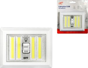 Oprawa schodowa LTC LTC Lampka ścienna włącznik LED COB 3W na baterie + magnes/naklejka. 2
