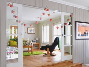 LTC Kule dekoracyjne LED MOON in the room, 20 sztuk x 6 cm, róż + pudrowy róż. 2