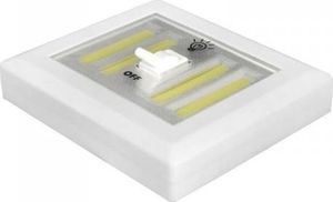 LTC LTC Lampka ścienna duża włącznik LED COB na baterie + magnes/naklejka. 1