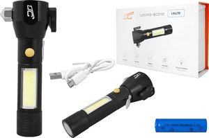 Latarka LTC LTC Latarka ręczna ewakuacyjna LED COB 6W/3W aku. 6800mAh ład.mini USB NEW. 2