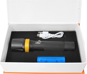 Latarka LTC LTC Latarka ręczna LED COB 6W/3W aku.6800mAh, ład.mini USB NEW. 3