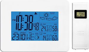 Stacja pogodowa LTC LTC, Bezprzewodowa stacja pogodowa STP04 z termohigrometrem DCF / DC, BIAŁA. 1