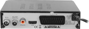 Tuner TV LTC PS Tuner DVB-T-2 LTC TV naziemnej T202 z pilotem programowalnym H.265. 2
