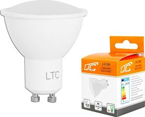 LTC PS Żarówka LTC LED GU10 SMD 7W 230V, światło ciepłe białe, 560lm. 3