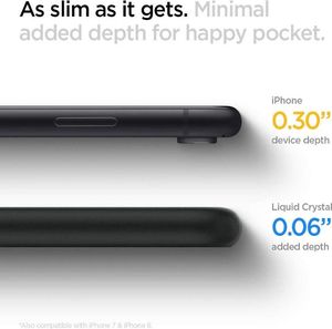 Spigen SPIGEN LIQUID CRYSTAL IPHONE 7/8/SE 2020 MATTE BLACK 2