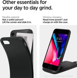 Spigen SPIGEN LIQUID CRYSTAL IPHONE 7/8/SE 2020 MATTE BLACK 5