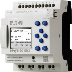 Eaton EASYE4,24VDC,8DI(4AI),4DO-T,Z WYŚW. 1