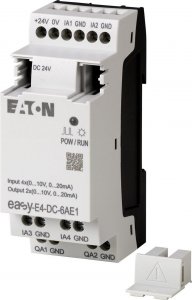 Eaton EASYE4,ROZ.24VDC,4AI,2AO(0/4-20MA/0-10V) 3