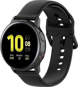 Pasek silikonowy do Galaxy Watch Active 2 40-Black uniwersalny 4