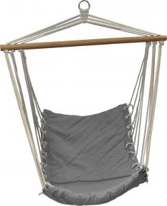 Royokamp  Hamak fotel brazylijski Natura 100x50cm z wszytą poduszką szary 2