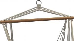 Royokamp  Hamak fotel brazylijski Natura 100x50cm z wszytą poduszką szary 3