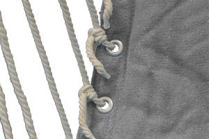 Royokamp  Hamak fotel brazylijski Natura 100x50cm z wszytą poduszką szary 4