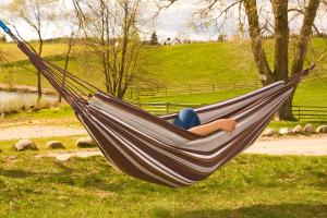 Royokamp  Hamak Classic XXL 2 osobowy 250x150cm brązowy 8