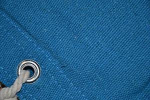 Royokamp  Hamak fotel brazylijski Natura 100x50cm z wszytą poduszką niebieski 5