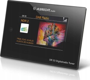 Radio Albrecht Albrecht DR 53, Digitalradio Tuner, DAB+/UKW, Bluetooth, schwarz 1