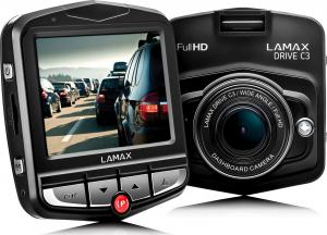 Wideorejestrator Lamax C3 + Karta microSD 16GB 1
