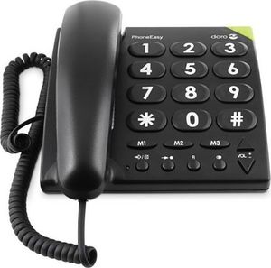 Telefon stacjonarny Doro Doro PhoneEasy 311C, schwarz 1