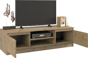 Topeshop Stolik/Szafka RTV Malwa 120CM Dąb Artisan 3