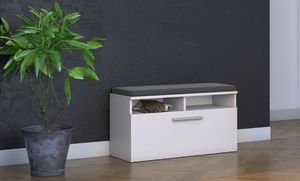 Topeshop Szafka Na Buty Siedzisko Schowek (RIVA SZAFKA BIEL) 2