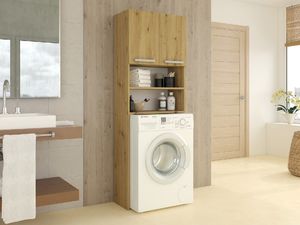 Topeshop SZAFKA ŁAZIENKOWA POLA - DĄB ARTISAN (PRALKA POLA ARTISAN) 3