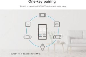 Sonoff Pilot Sonoff RM433 z bazą naścienną 5
