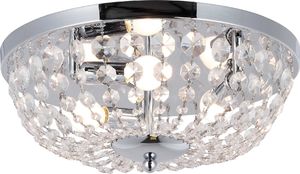 Lampa sufitowa Zumaline Zuma Line Cosi RLX94775-3 plafon lampa sufitowa 3x40W E14 srebrny / transparentny 1