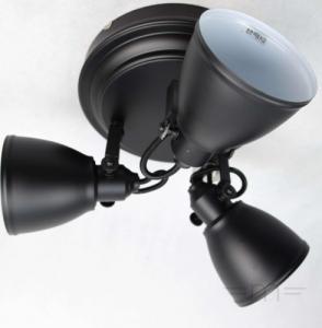 Lampa sufitowa Markslojd Plafon lampa sufitowa spot Markslojd Fjallbacka 3x40W E14 czarna 105815 4