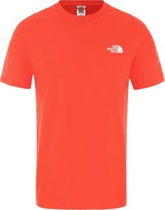 The North Face Koszulka męska Simple Dome Tee pomarańczowa r. L (T92TX515Q) 1