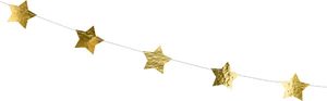 Party Deco Girlanda baner Gwiazdki złota - 360 cm - 1 szt. uniwersalny 2