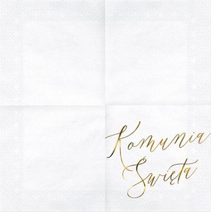 Party Deco Serwetki komunijne Komunia Święta - 33 cm - 20 szt. uniwersalny 2