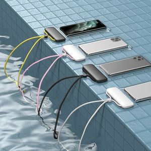 Baseus BASEUS LETS SLIP UNIVERSAL WATERPROOF CASE WHITE/PINK 6