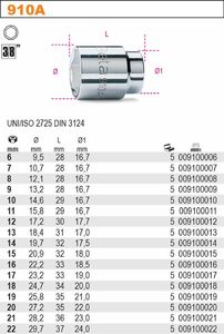 Beta Tools NASADKA 3/8"* 8 mm (BE910A-8) 2