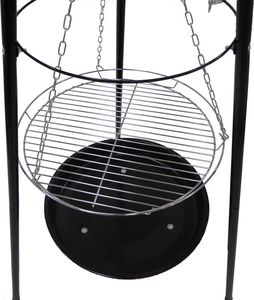 Lund Lund Grill ogniskowy węglowy 49 cm x 49 cm 2