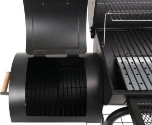 Lund XXL 99587 Grill z wędzarnią węglowy 37 cm x 64 cm 4