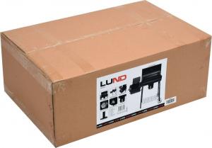 Lund XXL 99587 Grill z wędzarnią węglowy 37 cm x 64 cm 9