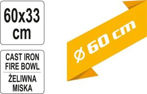 Palenisko ogrodowe Lund T99711 60 cm 4