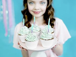 Party Deco Świeczki urodzinowe ombre z podstawkami - 20 szt. uniwersalny 2