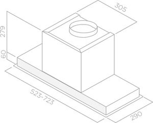Okap Elica Hidden IXGL/A/90 3