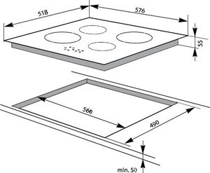Płyta grzewcza Amica MPI6540TU 2
