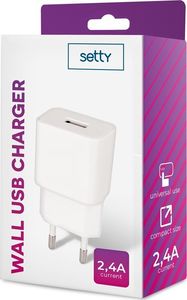 Ładowarka Setty 1x USB-A 2.4 A (197844) 2